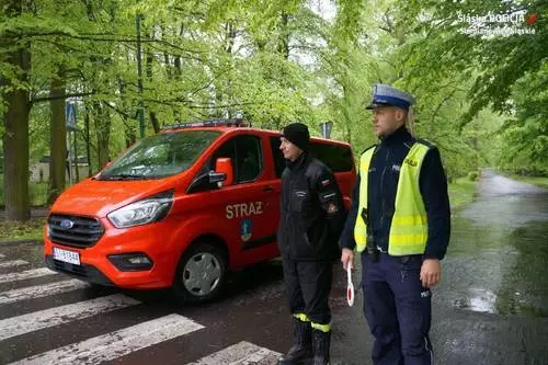 Siemianowiccy policjanci zabezpieczali II Siemianowicki Bieg i Nordic Walking