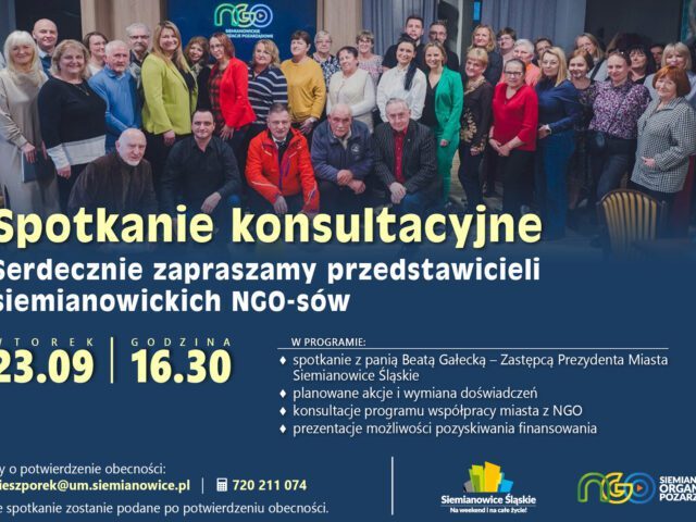 Spotkanie z przedstawicielami organizacji pozarządowych w Siemianowicach Śląskich