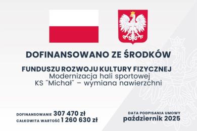 Siemianowice Śląskie zmodernizowały halę sportową KS Michał – nowa nawierzchnia