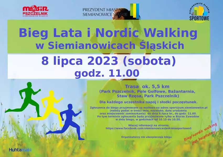 Bieg Lata oraz Nordic Walking w Siemianowicach Śląskich. Poznaj szczegóły! / fot. UM Siemianowice Śl.