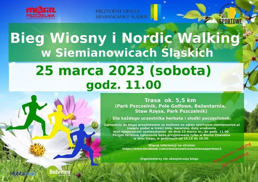 Bieg Wiosny oraz Nordic Walking w Siemianowicach Śląskich. Sprawdź terminy! / fot. UM Siemianowice Śl.