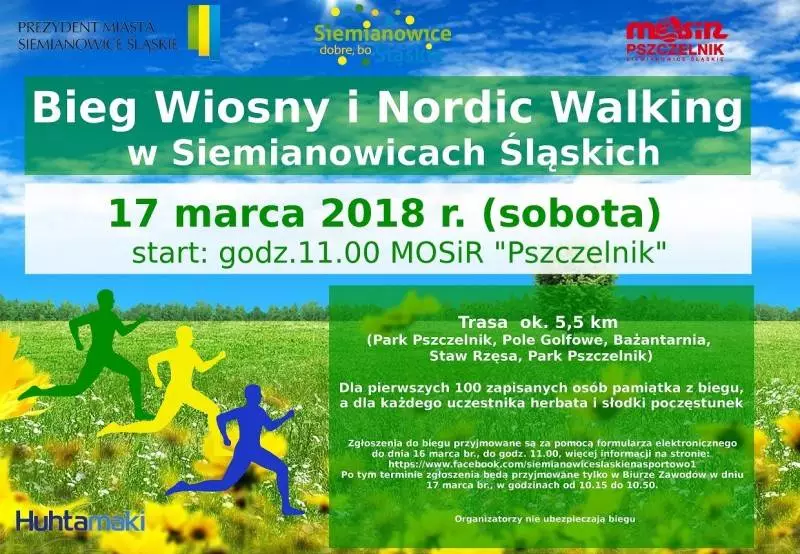 Bieg Wiosny oraz Nordic Walking w Siemianowicach &#346;l&#261;skich
