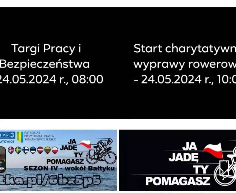 Charytatywna wyprawa rowerowa wokół Bałtyku startuje w Siemianowicach!