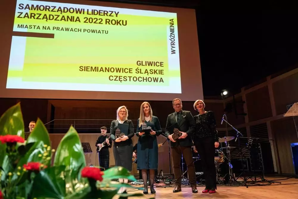 Siemianowice Śląskie wyróżnione w konkursie "Samorządowy Lider Zarządzania 2022" / fot. UM Siemianowice Śl.