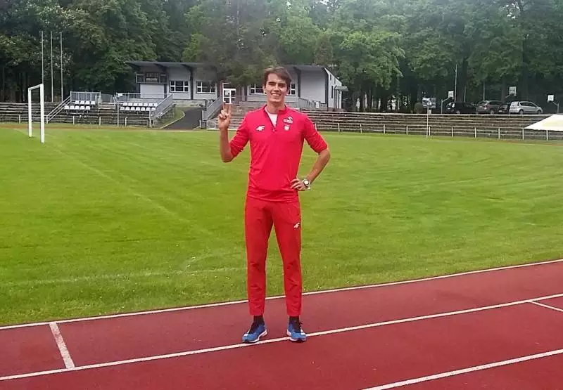 Siemianowiczanin Kajetan Duszyński mistrzem Polski w biegu na 400 metrów / fot. UM Siemianowice Śl.